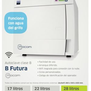 AUTOCLAVE MOCOM B FUTURA 28 LTS
