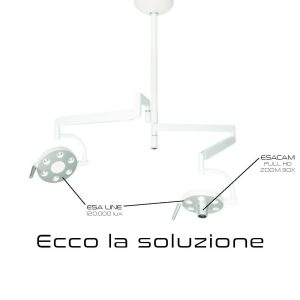 LAMPARA DENTAL LED EQUIPO CON TELECAMARA